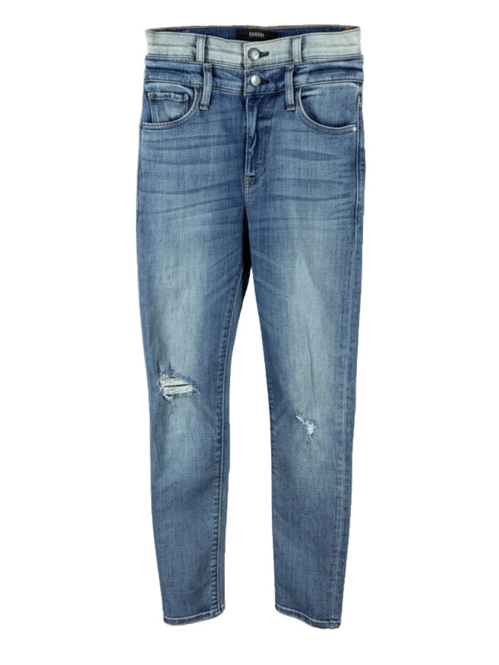 Hudson Jeans High Rise Rare Double Waistband Skinny 26